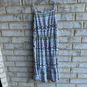Wrangler Southwestern Tiered Sundress Girl's Size M.